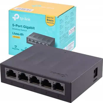 Switch Switch TP-Link LiteWave LS1005G 5x100/1000 Nespravovaný