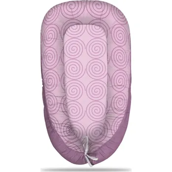 Hnízdečko pro miminko Sablio Hnízdečko pro miminko Růžové spirály