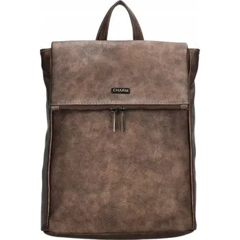 Městský batoh Hnědý elegantní kožený batoh "Noire"