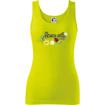 Jsem víla vole! - Dámské tílko - L ( Limetková )