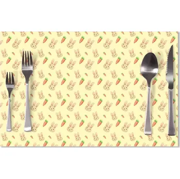 prostírání Sablio Prostírání Zajíček s mrkví: 40x30cm
