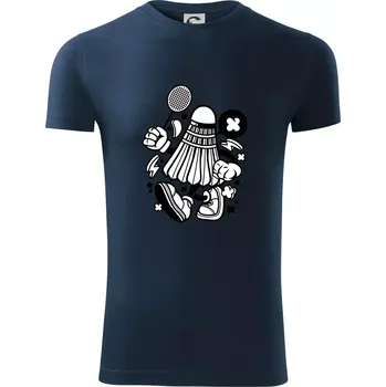 Pánská móda Badmintoňák - Viper FIT - Pánské zůžené tričko - 3XL ( Námořní modrá (velmi tmavá - téměř černá) )