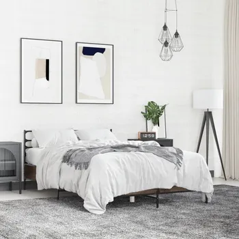 Postel Dvoulůžková postel imitace dřeva VidaXL 60x120 akácie