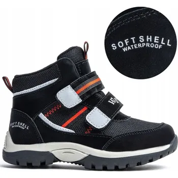 Pracovní obuv Wojtyłko sportovní boty eko kůže černé velikost 26