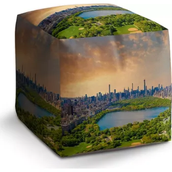 Taburet Sablio Taburet Cube New York Central Park: 40x40x40 cm