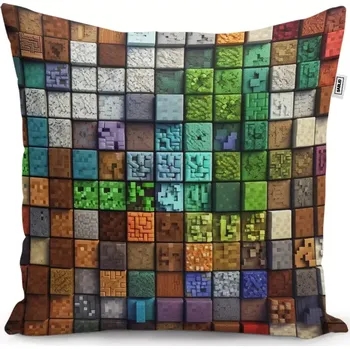Polštář Sablio Polštář Blocks Abstract - 40x40 cm