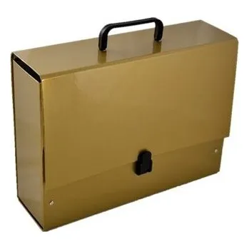 Archivační box Teczka rączką B4 Jumbo 10 cm pastel. złota, Penmate