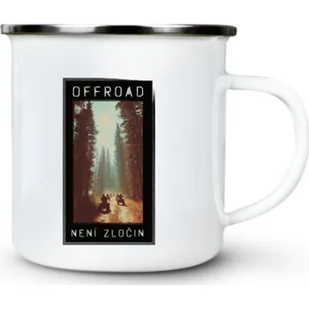 Offroad není zločin. ATV, Quad - Plechový hrnek VELKÝ 400ml (500 ml po okraj) - 400 ml