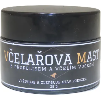 Bylinná léčivá mast Včelařova Mast- propolis a včelí vosk Exclusive