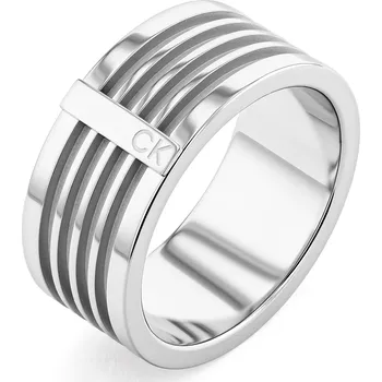 Prsten Calvin Klein Moderní ocelový prsten pro muže Minimal 35000317 64 mm + 2 měsíce na vrácení zboží