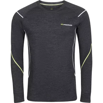 MW NDR 170 pánské merino triko s dlouhým rukávem PROGRESS