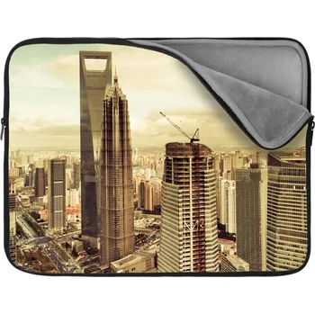 pouzdro na notebook Sablio Obal na notebook Mrakodrapy 4 - 15,6"
