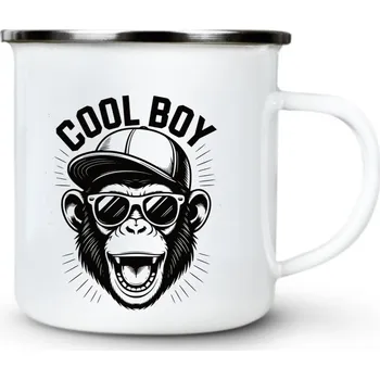 Pánské oblečení Cool boy - Plechový hrnek VELKÝ 400ml (500 ml po okraj) - 400 ml