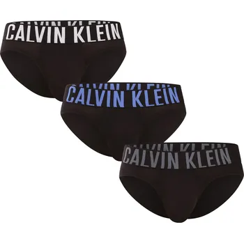 Slipy 3PACK pánské slipy Calvin Klein černé (NB3607A-ZDM) XL NB3607A-ZDM Možnost vrácení zboží ZDARMA do 120 dnů!
