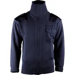 MIL-TEC svetr vlněný dlouhý zip s kapsou MODRÝ vel.50