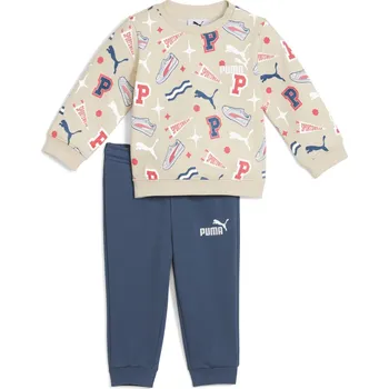 PUMA Dětská sportovní souprava fleece Minicats PUMA 3 ROKY BÉŽOVÁ|BÍLÁ