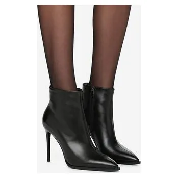 Dámské kozačky Polokozačky Eva Minge EO-EILEN-E328-70B-Y164 Černá 39