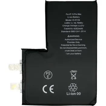 Baterie pro mobilní telefon Náhradní bateriový článek bez flex kabelu pro iPhone 13 Pro Max - 4 352 mAh