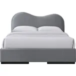 Postel Amber se zásuvkami - Halmar Šedá 172x115 cm