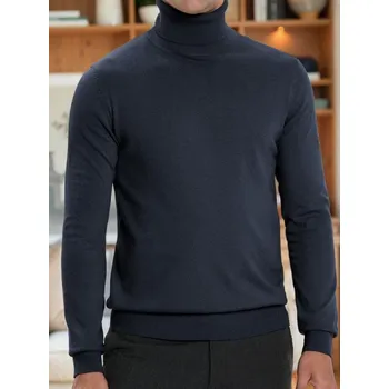 Pánský svetr Sinsay - Klasický rolák - námořnická modrá - 776FZ-59X - 776FZ-59X-S-1