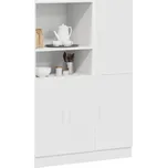 zahrada-XL Sada 2 kusů kuchyňských skříněk bílá kompozitní dřevo 3324142