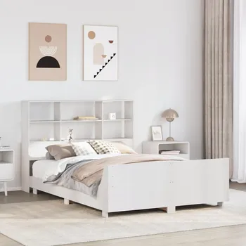 Postel zahrada-XL Postel bez matrace bílá 120 x 190 cm masivní borovice 3323708