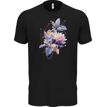 Křišťálové květy. V1 - Super triko, moderní letní střih - 4XL