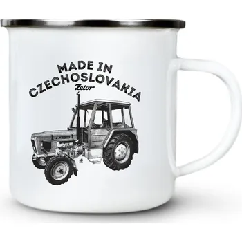 Pánské oblečení Zetor 5611, V6 - Plechový hrnek VELKÝ 400ml (500 ml po okraj) - 400 ml