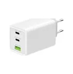 WG - Síťová nabíječka GaN 100W, 3x USB, 1x USB-A + 2x USB-C, white