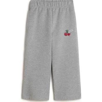 Dětská móda kalhoty dětské VANS Checker Cherries Cropped Sweatpants Cement Heather - 4
