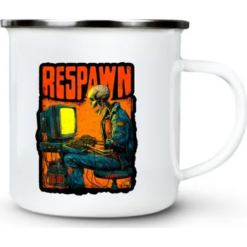 Respawn - Plechový hrnek VELKÝ 400ml (500 ml po okraj) - 400 ml