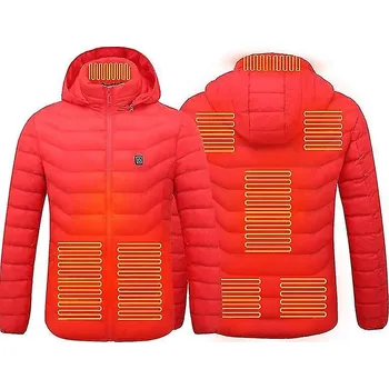 Unisex Vyhřívaná bunda Červená S