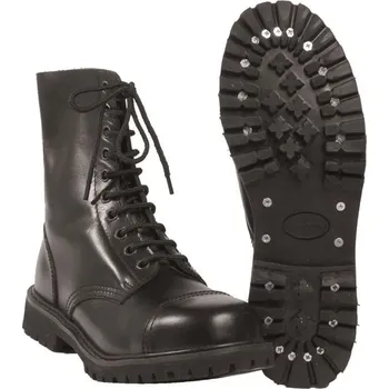 Pánská obuv MIL-TEC boty INVADER vysoké 10 oček ČERNÉ