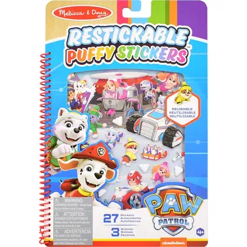 omalovánky Melissa & Doug - TLAPKOVÁ PATROLA - Kniha s puffy samolepkami - Jakeova hora