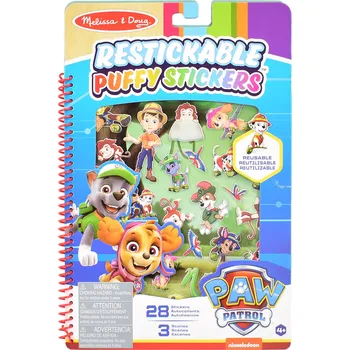 omalovánky Melissa & Doug - TLAPKOVÁ PATROLA - Kniha s puffy samolepkami - Džungle 2