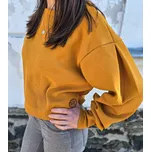 Kulišárny Mikina dámská STRUCTURE WAFLE mustard crop VELIKOST: 40-42