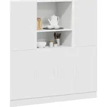 zahrada-XL Sada 3 kusů kuchyňských skříněk bílá kompozitní dřevo 3324151