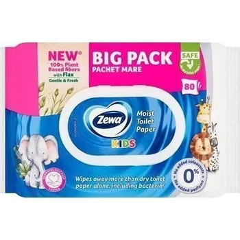Toaletní papír Vlhčený toaletní papír "Kids", 80 ks, ZEWA 9630