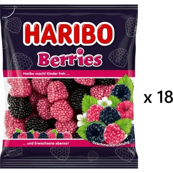 Bonbon Haribo Berries 18x175g - VÝHODNÉ BALENÍ