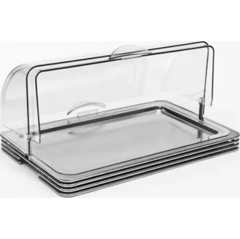 Zepe Podnos chladící Wire, rolovací víko, nerez plato GN 1/1