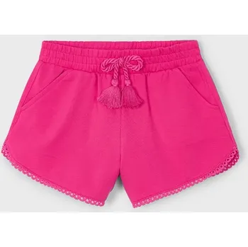 Dětské bavlněné šortky Mayoral 607.6P.Mini.PPYA růžová 43X, vel. 110