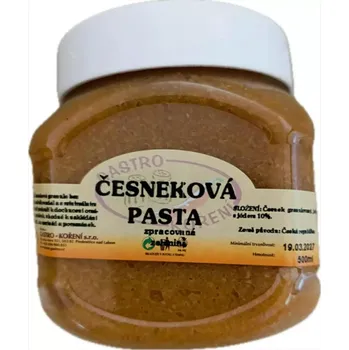 Koření Česneková pasta 500 g bez chem. konzervace