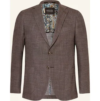 Pánské sako Digel Pánské Sako Edward Modern Fit, hnědá / tmavě modrá, 25
