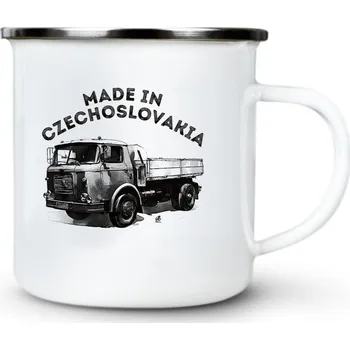 Pánské oblečení LIAZ 706 "Mates", V7 - Plechový hrnek VELKÝ 400ml (500 ml po okraj) - 400 ml