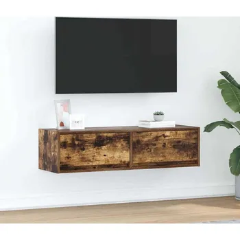 Televizní stolek vidaXL Televizní skříň Kouřový dub 100 x 31 x 25.5 cm Kompozitní dřevo [861530]