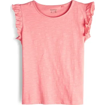 Dívčí tričko GATE Bavlněné tričko s volánky 8Y 425-0132/6368