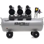 Bezolejový kompresor 100l 3x1500W 8 barů, Kraft&Dele KD1397