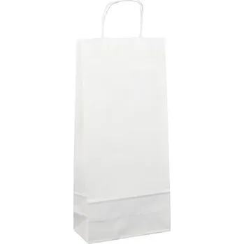 Dárková taška Dárková taška bílá 18x8x39 cm