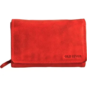 Kožená dámská peněženka WS-6022 červená, Old River