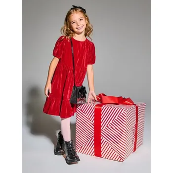 Dívčí šaty Sinsay - Šaty babydoll - červená - 206GA-33X - 206GA-33X-128